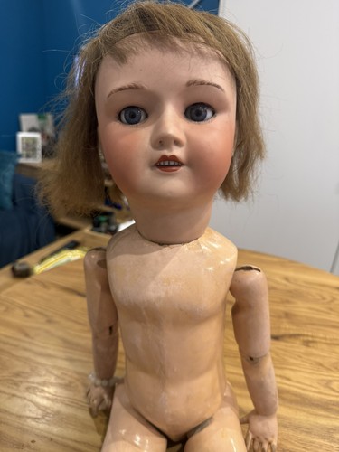 Unique antique porcelain doll - porcelain,