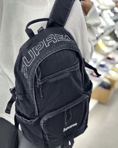 Wts supreme denim backpack - wts,