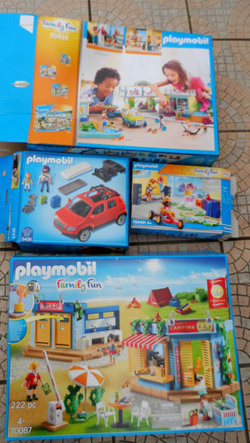 Lot boites playmobil - de, 4