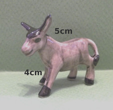 âne miniature en porcelaine