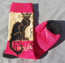 Paire Chaussette CHAT NOIR THEATRE ANIMAUX homme 41 42 43 44 45 46 FANTAISIE