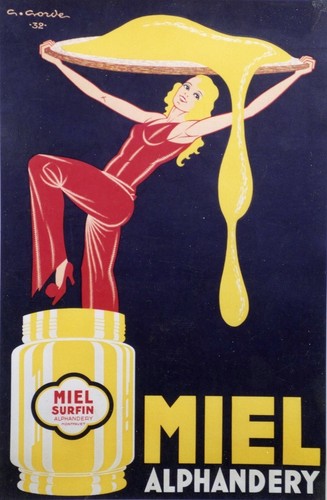 Miel alphandery affiche - alphandery",