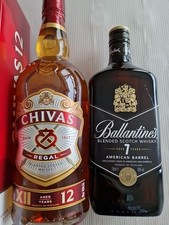 Lot de 1 litre Whisky Chivas