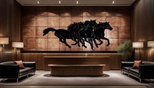 Chevaux en Cuivre Faits Main