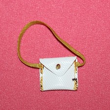 Sac / pochette blanche doré