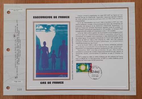 Feuillet cef 1er jour soie - 1er, 50