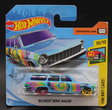 Hot Wheels '64 Chevy Nova Wagon 188/250 Hw Wagons 10/10 Auto 1:64 2019