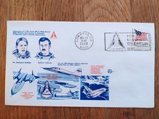 Enveloppe USA Espace Seddon - Gibson pilot Nasa flight research center 1980