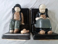 Paire de serre-livres HB Quimper par Berthe Savigny