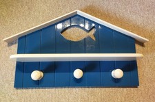 Porte manteau - 3 patères - style marine - chambre enfant