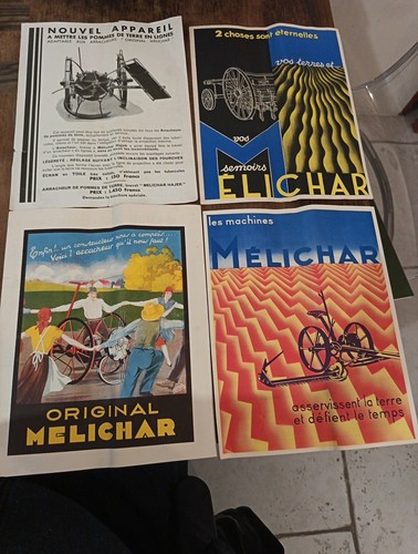 Affiche publicitaire mélichar - affiche,