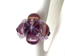 Bague en perle fait main