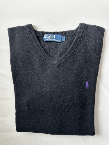 Pull col ralph lauren noir - ralph,