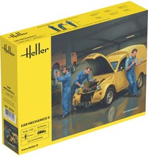 HELLER 3x mécaniciens d'automobile - échelle 1/24 - HELLER 82756