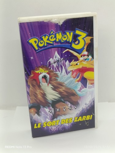 Vhs pokémon film k7 - -,