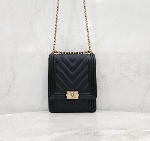 Chanel sac boy - boy, cuir