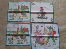 Carrés en tissus vintage des années 1960