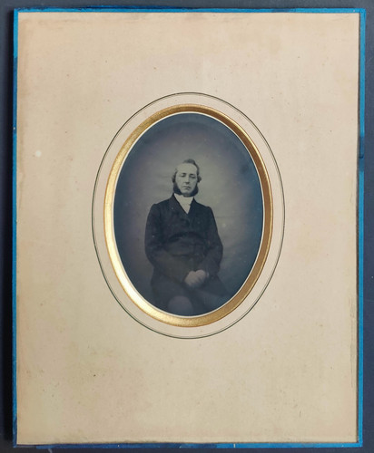 Portrait homme circa 1870 - portrait,