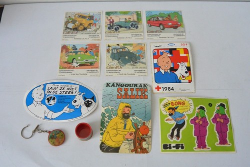 Lot tintin porte clés boite - lot,