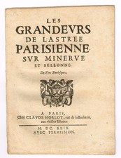 MAZARINADE 1649 "LES GRANDEURS