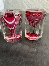 Deux encriers anciens en cristal