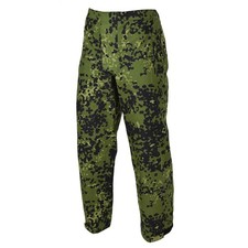 Authentic Danemark Armée Pantalon Pluie Imperméable Renforcé Camouflage M84