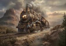 Photo train vapeur - train,