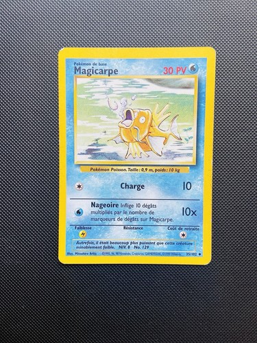 Carte pokemon magicarpe 102 - pokemon, 35/102
