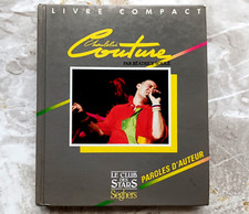 CHARLELIE COUTURE - LIVRE - Paroles d'auteur / Textes de Chansons ( 1987 )