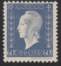 TIMBRE FRANCE 1945 Marianne