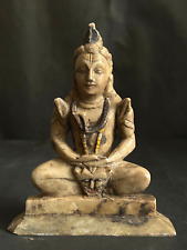 Vieux Indien Pierre Sculpté