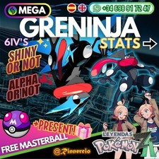 MEGA Greninja Shiny Alpha 6IVs