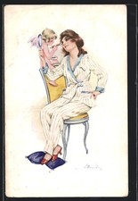 Künstler-ak Suzanne Meunier 