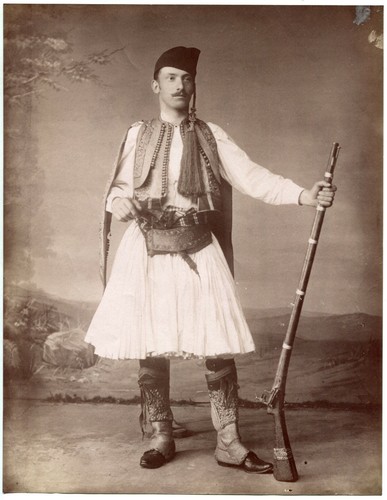 Soldat grec armé tirage - soldat,