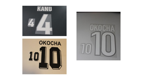 Okocha kanu patch flocage - -,
