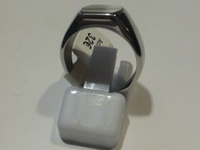 DESTOCKAGE BOUTIQUE BIJOUX - (39) - BAGUE en ACIER - TAILLE 52 - NEUVE !