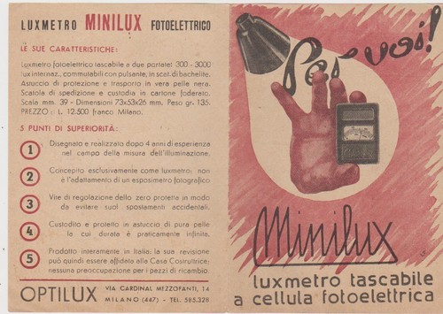 Minilux luxometro - minilux,