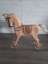 Cheval A roulette En Bois
