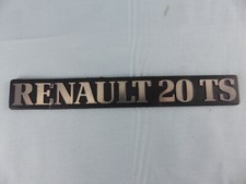 RENAULT 20 TS emblème logo