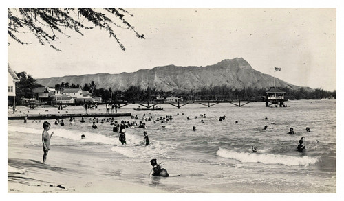 Hawaï honolulu la baignade - hawaï,,