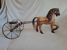 Caleche de course avec son