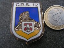 insigne police francaise   CRS