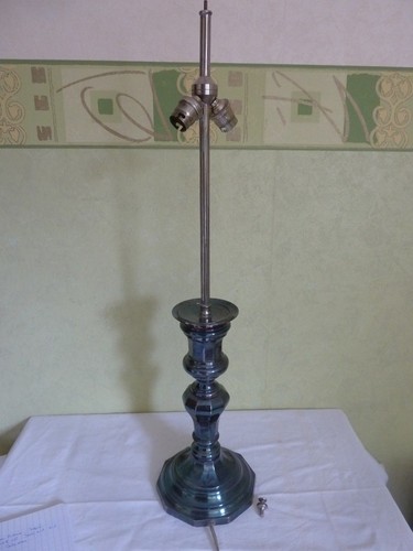 Ancienne grande lampe métal - lampe,