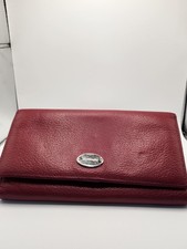 Mac Douglas Portefeuille Compagnon Bordeaux En Cuir