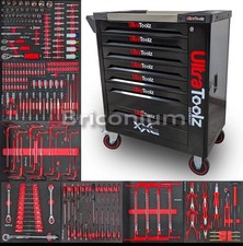 Servante d'Atelier 7 Tiroirs Son 7 Pleins avec 237 Outils Professionnels –