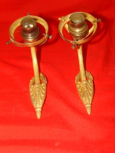 Paire appliques bronze et - paire,