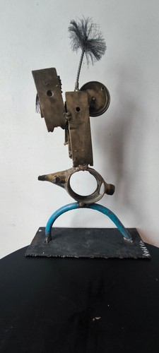 Sculpture métal vassas - r,