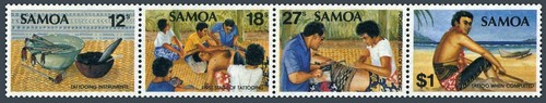 Samoa 561a strip mnh - samoa, strip,mnh.michel