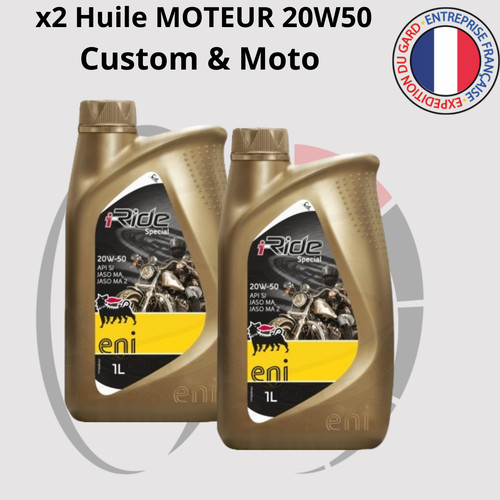 Litres huile moteur custom - 2,
