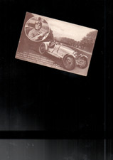 cpa automobile course tout petit enfant albert derancourt  10 ans bugatti 150kmh